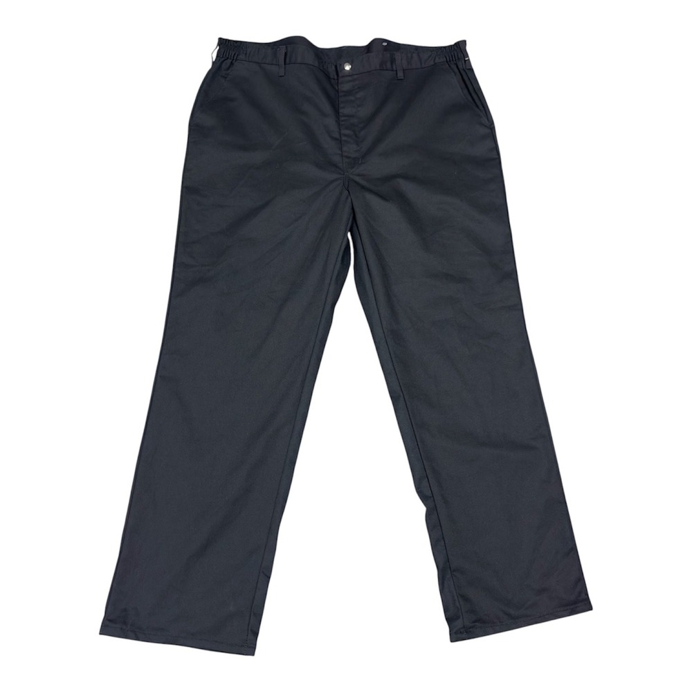 Red Kap Mens Black Work Pants 46x36 Straight Leg Twill Trousers 2020BK2